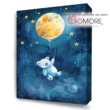 Beary Beary Cosmic Cuddles Bedroom Wall Art For Kids