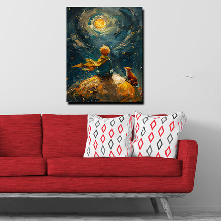 Beneath The Lunar Light  Bedroom Wall Art For Kids