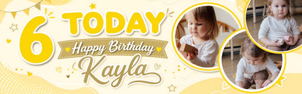 Today Is The Day Personalised Photo Banner