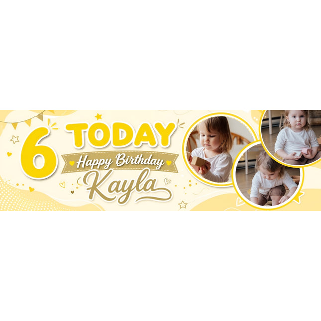 Today Is The Day Personalised Photo Banner