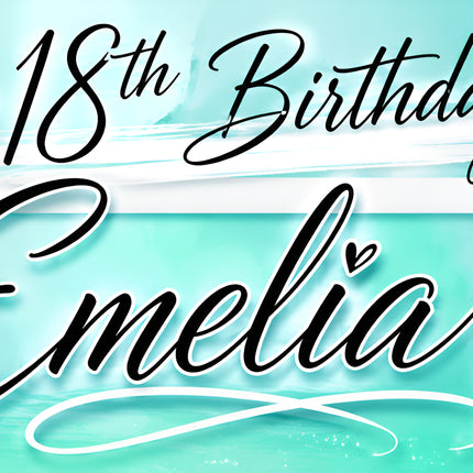 All Wrapped Up 18th Personalised Photo Banner