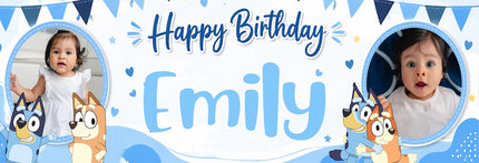 Bluey Personalised Birthday Photo Banner
