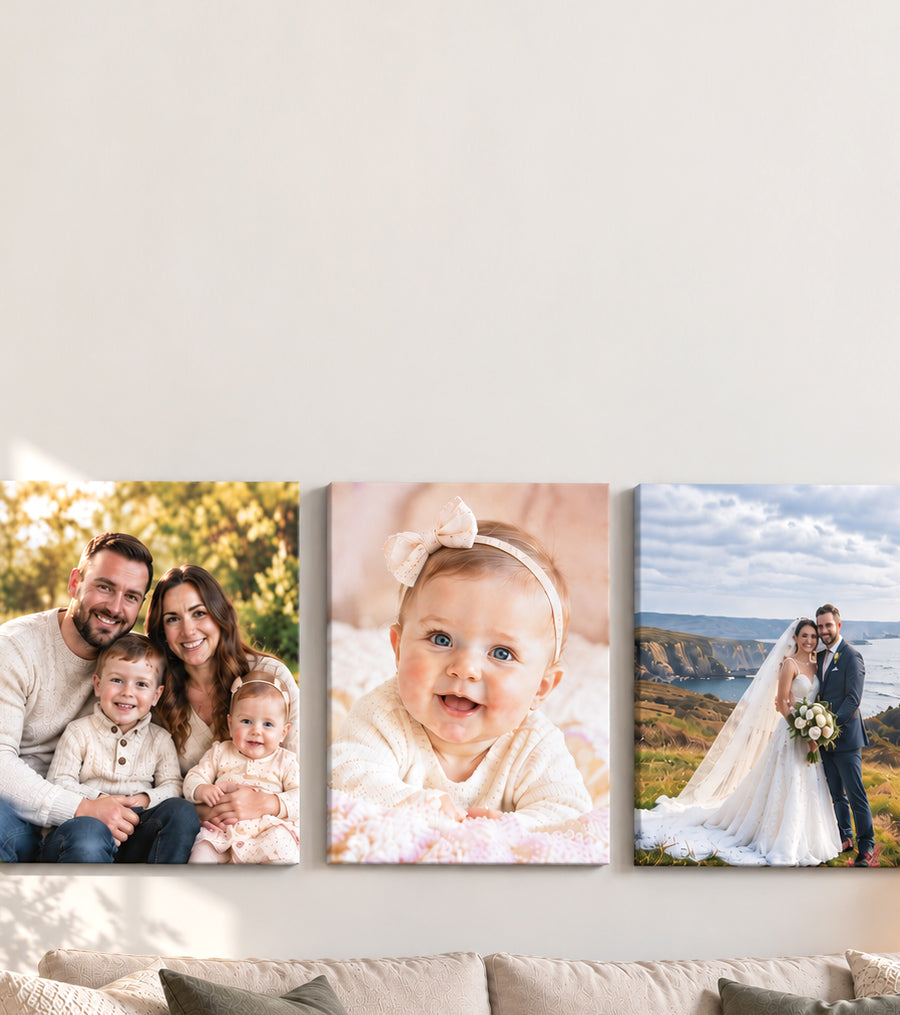 Personalised canvas prints and canvas wall art