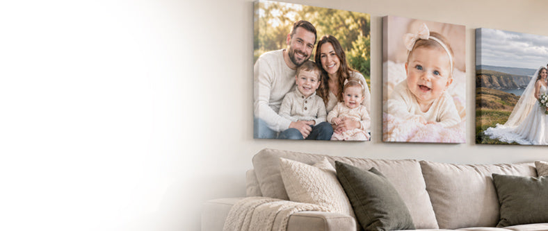 Personalised photo canvas prints