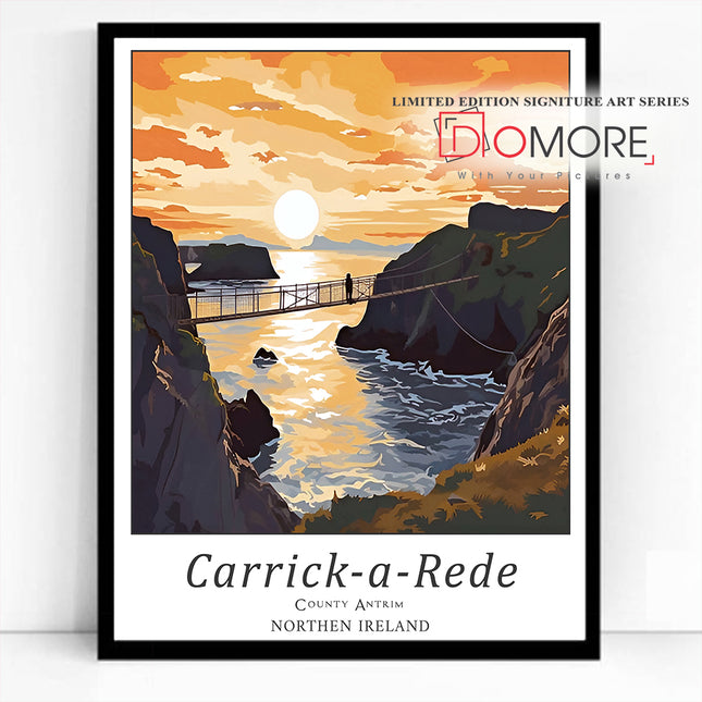 Carrick-a-Rede Impressions Of Ireland Art Series