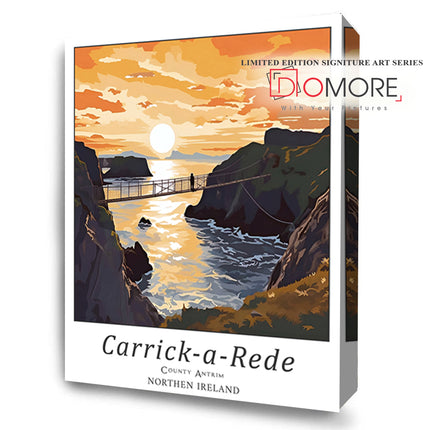 Carrick-a-Rede Impressions Of Ireland Art Series