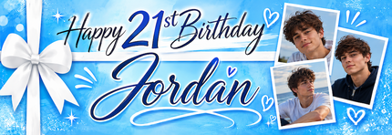 All Wrapped Up Personalised Photo Banner