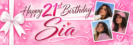 All Wrapped Up Personalised Photo Banner