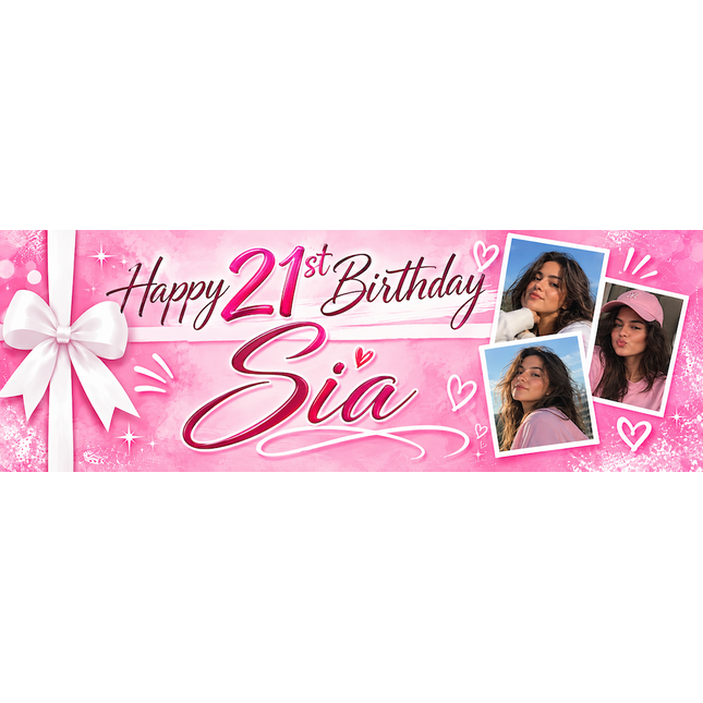 All Wrapped Up Personalised Photo Banner