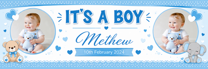 Its A ! Welcome Home Personalised Photo Banner