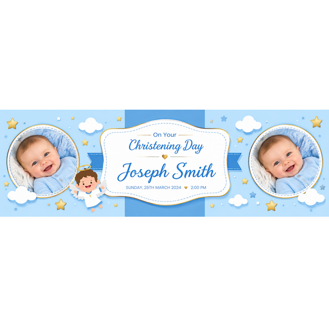 Celebrating A New Beginning! Personalised Banner