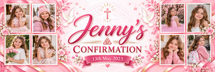 Celebrating A Special Confirmation Personalised Photo Banner