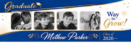 Growing Into Education Graduation Personalised Banner