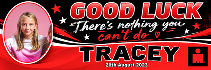 Nothing Can Stop You Personalised Good Luck Photo Banner