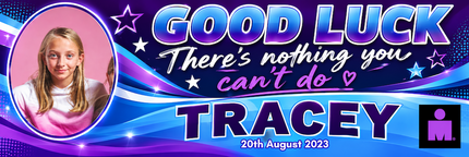 Nothing Can Stop You Personalised Good Luck Photo Banner