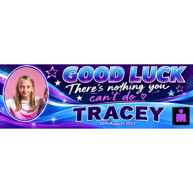 Nothing Can Stop You Personalised Good Luck Photo Banner
