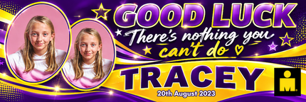 Nothing Can Stop You Personalised Good Luck Photo Banner