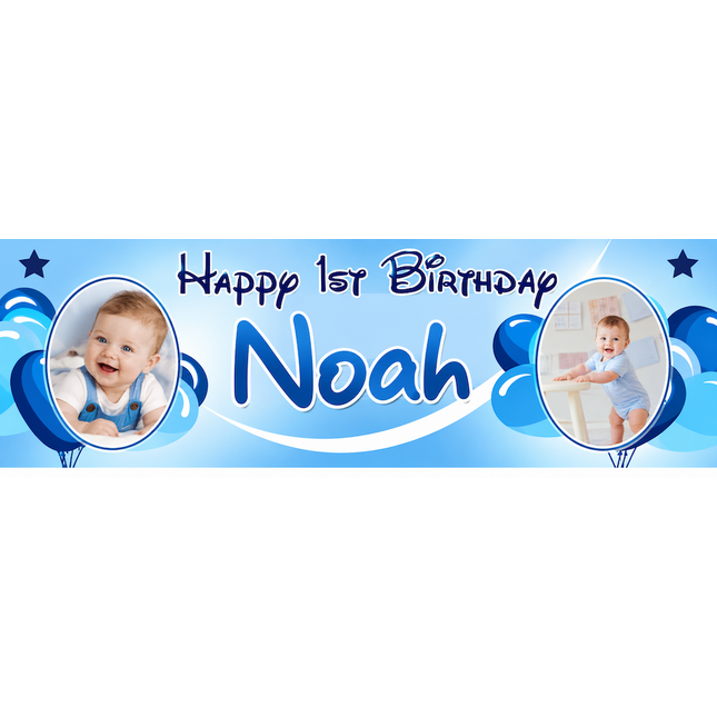 Our Disney Hero Birthday Personalised Photo Banner