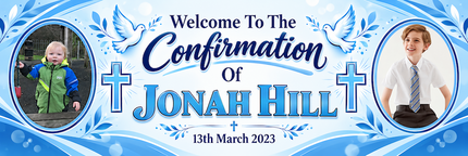 Welcome To My Confirmation Personalised Photo Banner