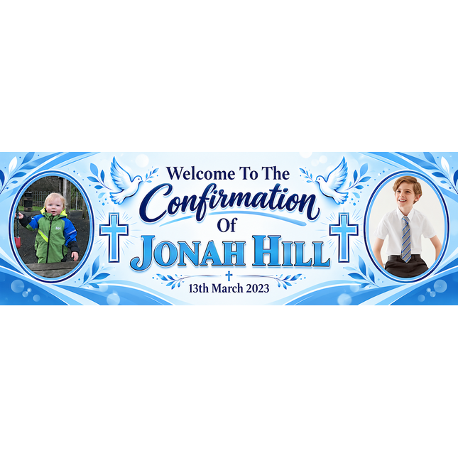 Welcome To My Confirmation Personalised Photo Banner