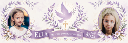 Sacrament Of Confirmation Personalised Photo Banner