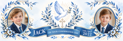 Sacrament Of Confirmation Personalised Photo Banner