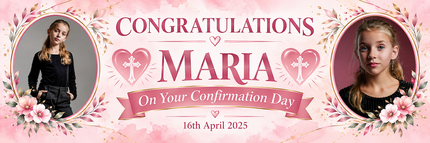 Its A Confirmation Theme Personalised Photo Banner