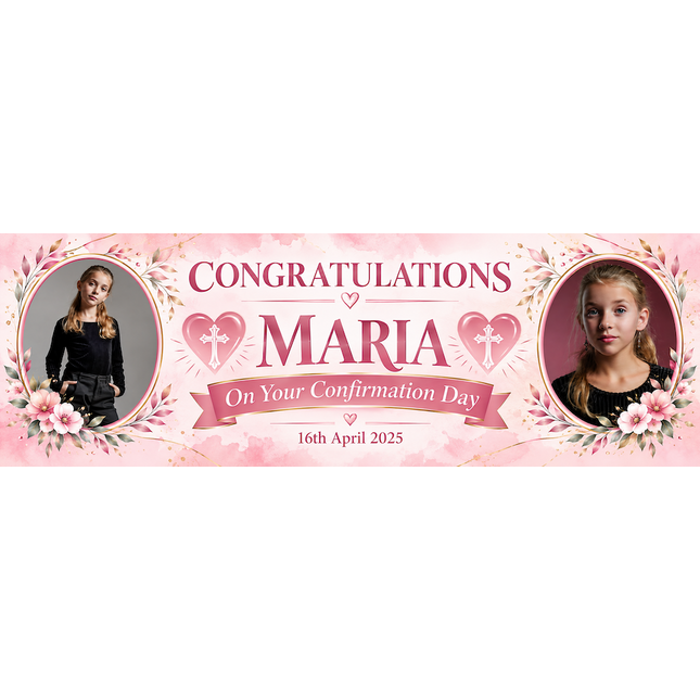 Its A Confirmation Theme Personalised Photo Banner