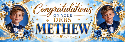 Congratulations On Your Debs Personalised Banner