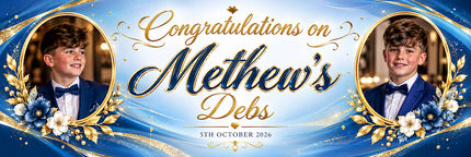 Debs Celebration Personalised Banner