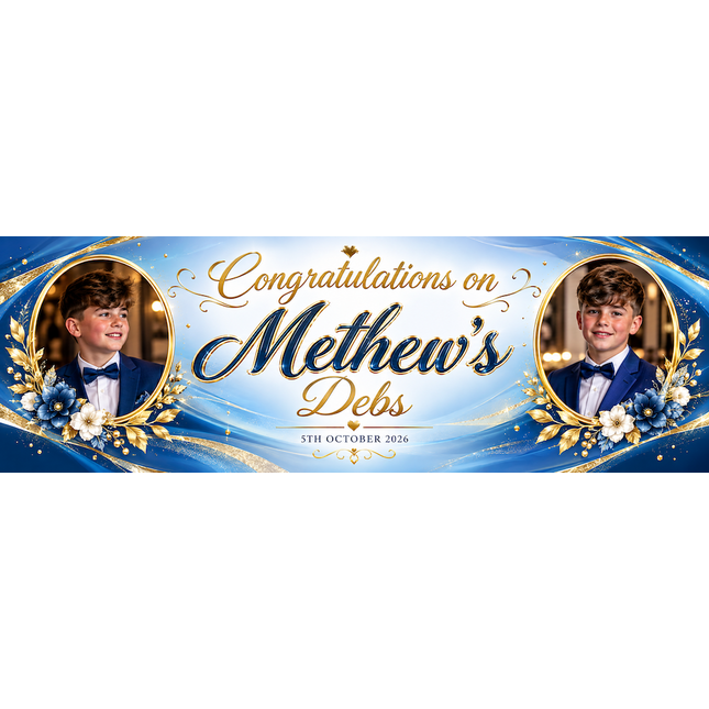 Debs Celebration Personalised Banner