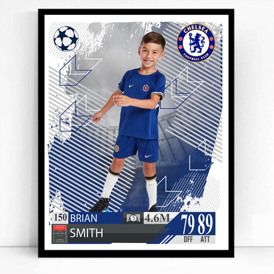 Topps Ultimate Personalised Match Attax Card 24-25 Wall Art