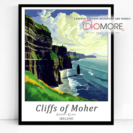 Cliffs Of Moher Close Up Impressions Of Ireland Art Series