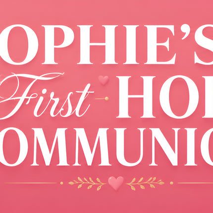 My First Holy Communion Party Personalised Banner