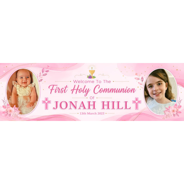 My Way First Holy Communion Personalised Banner