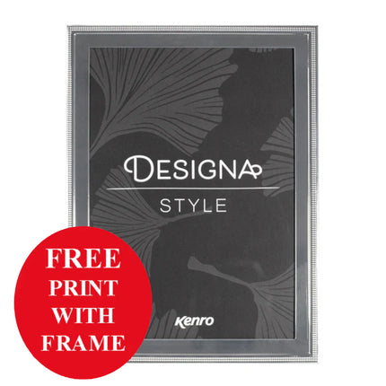Kenro Designa Silver Photo Frame – 7X5 inch