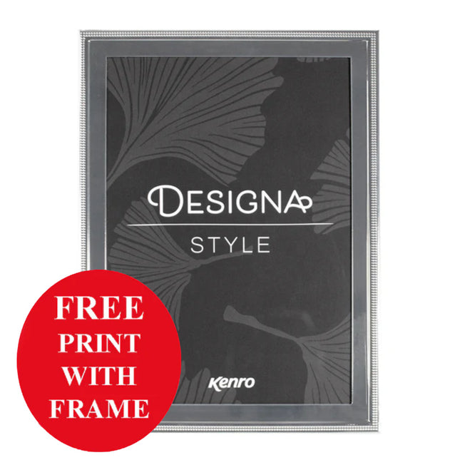 Kenro Designa Silver Photo Frame – 7X5 inch