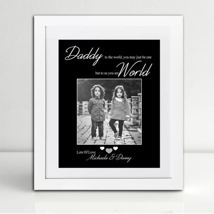 Dad To the World You Are One Wall Art