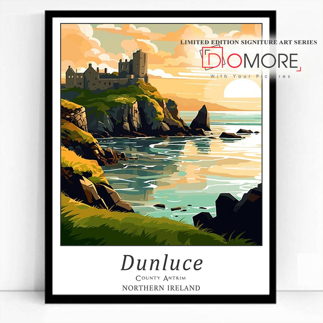 Dunluce Castle Impressions Of Ireland Art Series