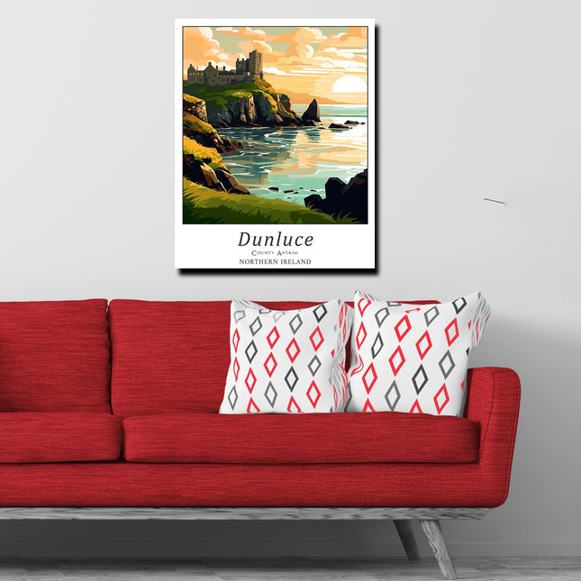 Dunluce Castle Impressions Of Ireland Art Series