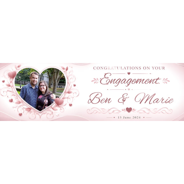 Engagement Party Personalised Banner
