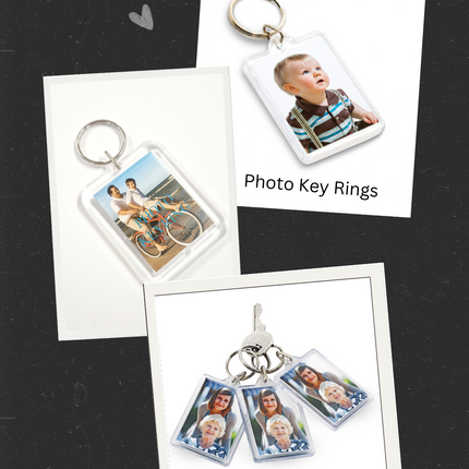 Put your photo on 3 Keyrings