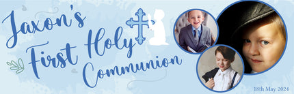 Its My First Holy Communion Party Personalised Photo Banner