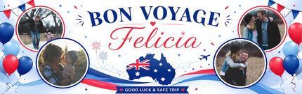 Goodbye Leaving Party Personalised Photo Banner
