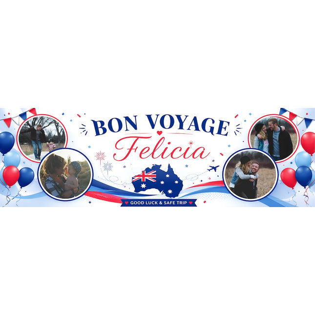 Goodbye Leaving Party Personalised Photo Banner