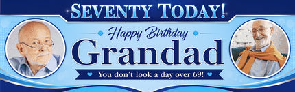Just A Day Older Personalised Birthday Photo Banner