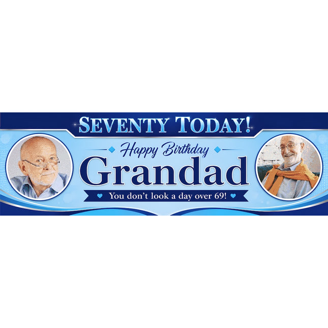 Just A Day Older Personalised Birthday Photo Banner