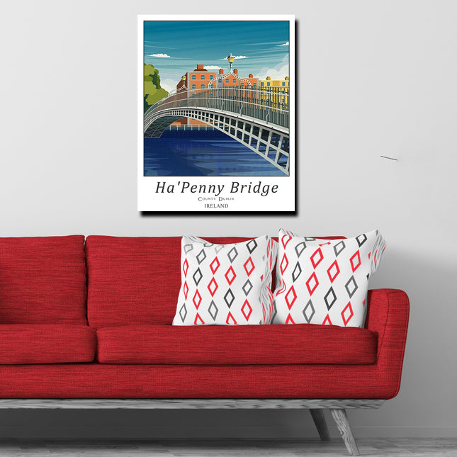 Ha'penny Bridge Impressions Of Ireland Art Series