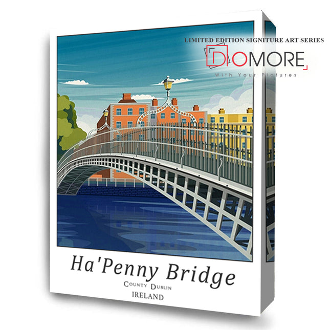 Ha'penny Bridge Impressions Of Ireland Art Series