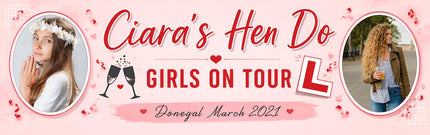 Hen Party Personalised Banner